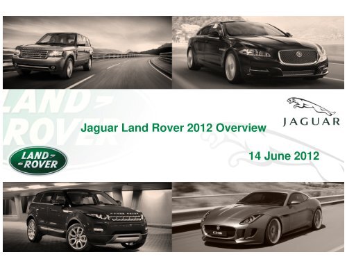 Investor Presentation - Jaguar Land Rover