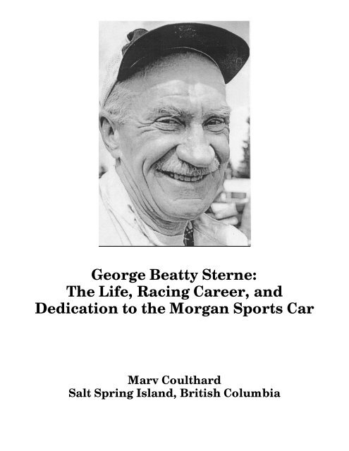 George Beatty Sterne: The Life, Racing Career, and ... - MogNW