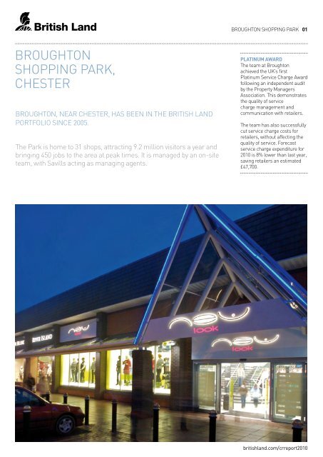 British Land Retail case studies - Open site which contains PDF