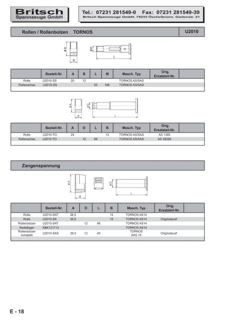 Katalog Online - Britsch Spannzeuge GmbH