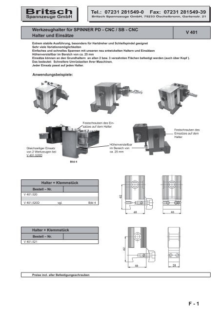 Katalog Online - Britsch Spannzeuge GmbH