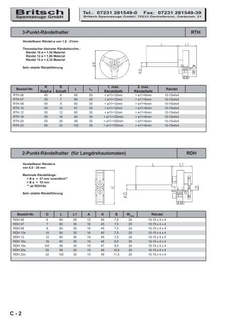 Katalog Online - Britsch Spannzeuge GmbH