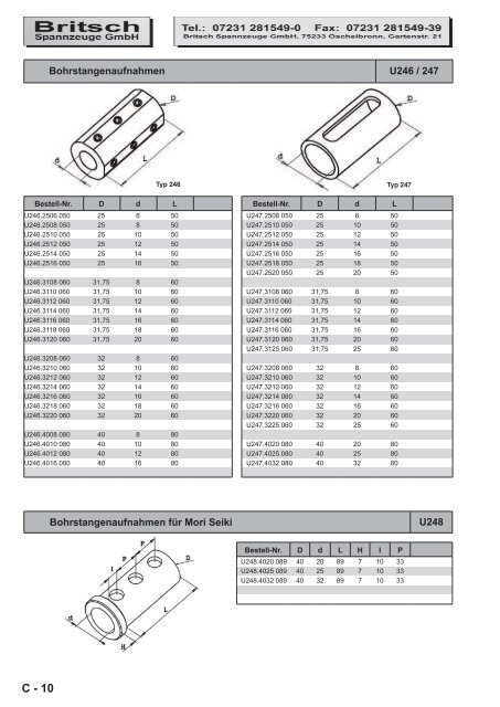 Katalog Online - Britsch Spannzeuge GmbH