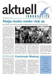 Ausgabe 2 - 2003 - Lebenshilfe Rotenburg Verden