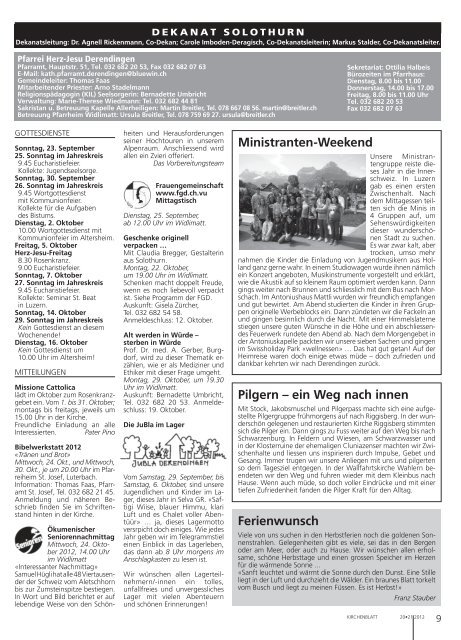 Solothurn - Kirchenblatt