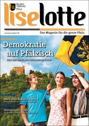 Demokratie auf Pfälzisch - Bezirksverband Pfalz