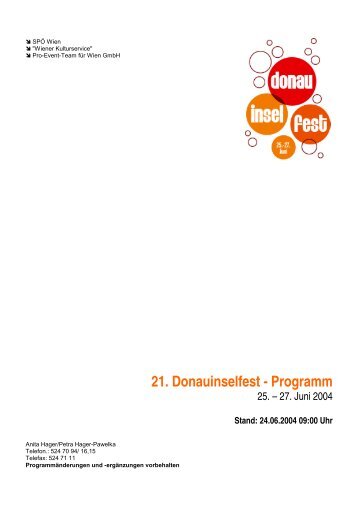 donauinselfest programm donauinselfest at magazine donauinselfest programm donauinselfest at magazine