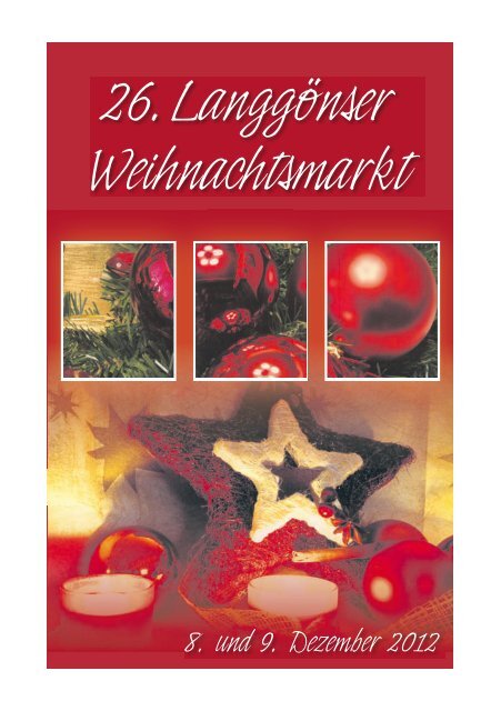 26. Langgönser Weihnachtsmarkt - Gemeinde Langgöns