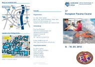 5th European Trauma Course 8. - Klinik für Anästhesiologie und ...