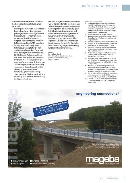 BRÜCKENBAUWERKE - zeitschrift-brueckenbau Construction und ...