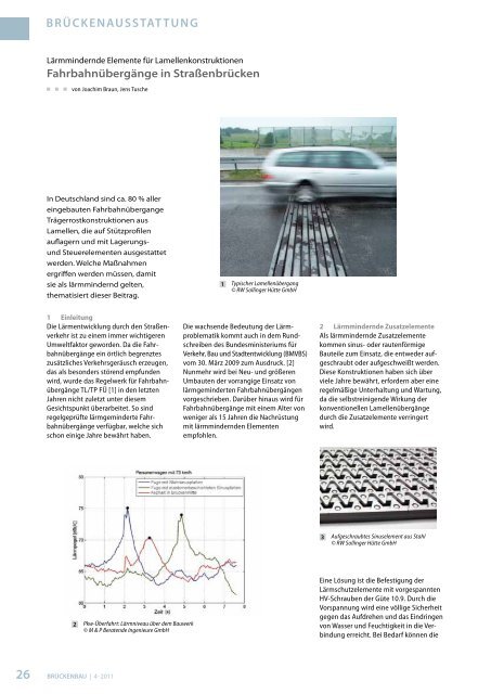 BRÜCKENBAUWERKE - zeitschrift-brueckenbau Construction und ...
