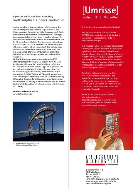 BRÜCKENBAUWERKE - zeitschrift-brueckenbau Construction und ...