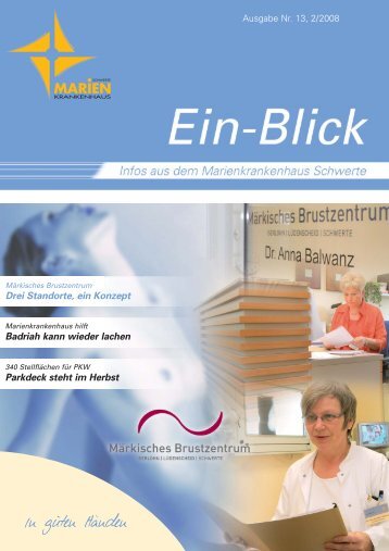 Ein-Blick - Marienkrankenhaus Schwerte