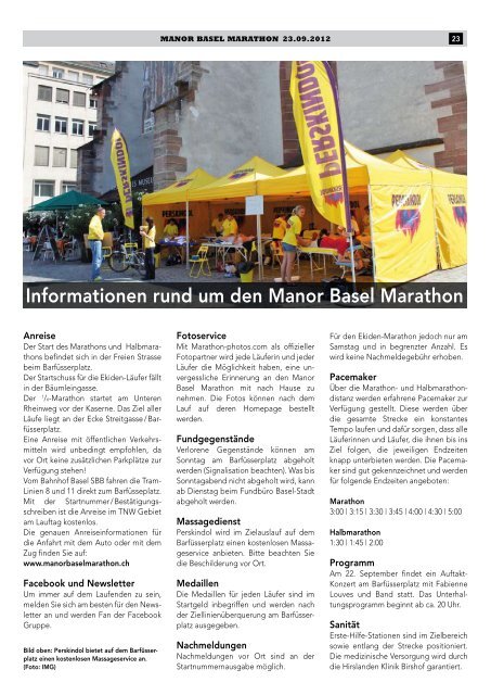 Manor Basel Marathon - IMG (Schweiz)