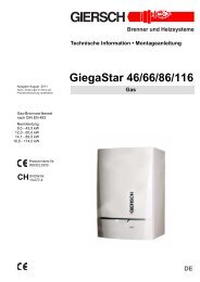 GiegaStar 46/66/86/116 Gas - CTC Giersch AG
