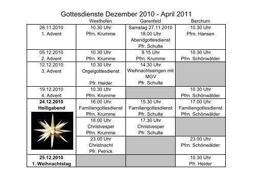 Deichen oder weichen (eine Kurzgeschichte) - evangelische ...