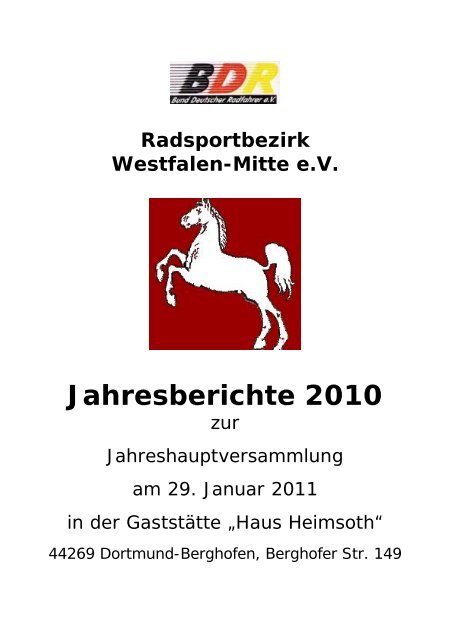protokoll - Radsportbezirk Westfalen-Mitte e.V.