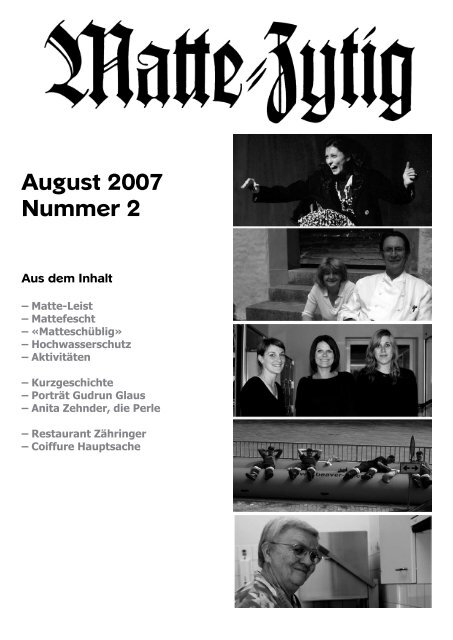 Matte-Zytig 2/2007