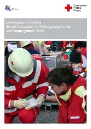 Bildungszentrum Jena Berufsfachschule für Rettungsassistenten ...