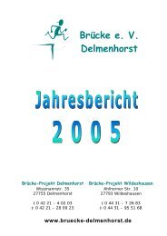 Jahresbericht 2005 - Brücke e. V. Delmenhorst