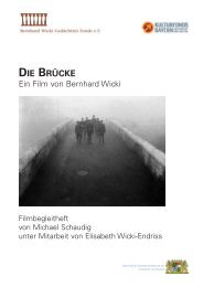 DIE BRÜCKE - Bernhard Wicki Gedächtnisfonds eV