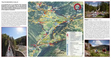 TALRuNDWEG KALS - Download brochures from Austria