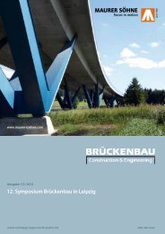 12. symposium brückenbau - zeitschrift-brueckenbau Construction ...