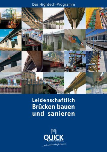 Brücken bauen und sanieren - Quick Bauprodukte GmbH