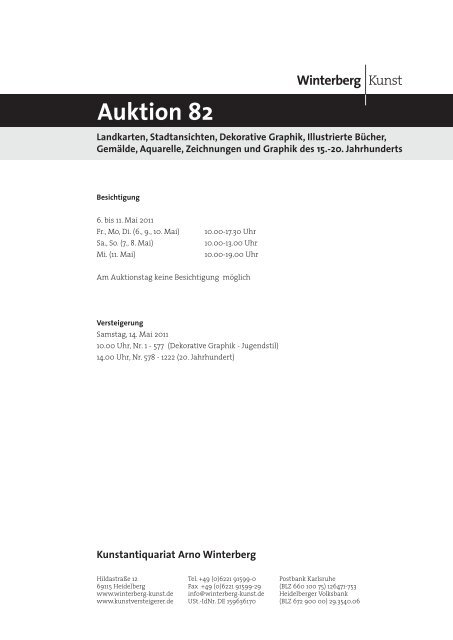 Auktion 82 - Winterberg