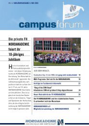 campusforum Nr.6 - Nordakademie