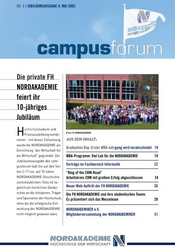 campusforum Nr.6 - Nordakademie