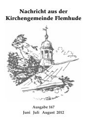 Sommer 2012 - Kirchengemeinde Flemhude