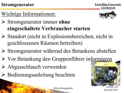 Freiwillige Feuerwehr Löschenrod - Feuerwehren der Gemeinde ...