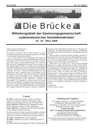 Mitteilungsblatt der Gesinnungsgemeinschaft ... - Seliger Gemeinde