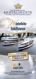 Winterliche Schifffahrten - Donauschiffahrt Wurm + Köck