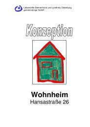 Konzeption Wohnheim Hansastraße - LEBENSHILFE - Delmenhorst