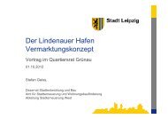 Lindenauer Hafen Vermarktungskonzept - Vortrag QR 01.10.2012