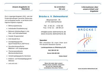 Flyer - Brücke e. V. Delmenhorst