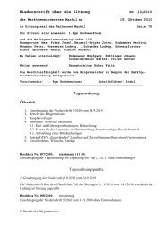 Protokoll zur Marktgemeinderatssitzung vom 19.10.10 - Markt Marktl