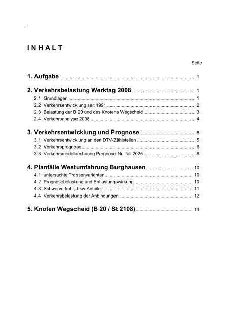 Straßenverkehrs-Gutachten - Bürgerinitiative Verkehrskonzept ...