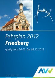Fahrplan 2012 Friedberg