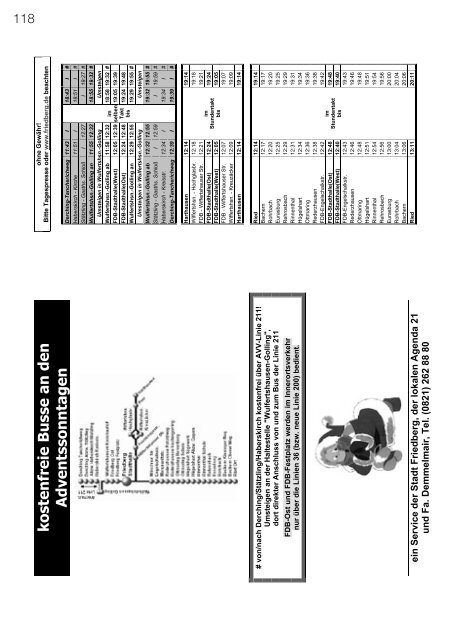 Fahrplan 2012 Friedberg