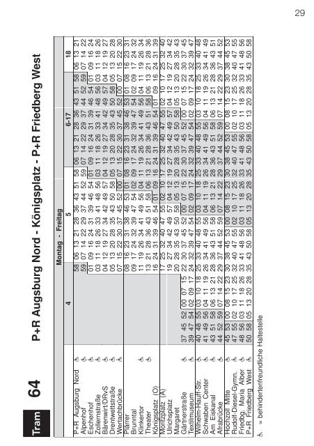 Fahrplan 2012 Friedberg