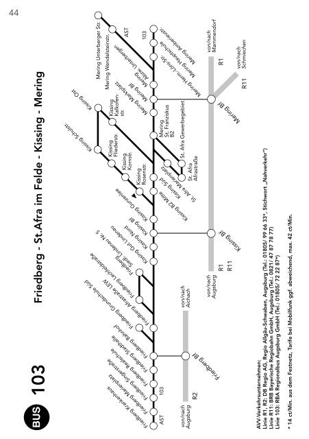 Fahrplan 2012 Friedberg