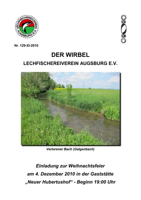 DER WIRBEL - beim Lechfischereiverein Augsburg eV