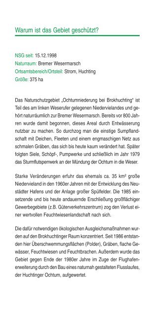 Naturschutzgebiet „Ochtumniederung bei Brokhuchting“