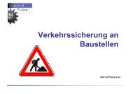 Verkehrssicherung an Baustellen Die verkehrsrechtliche ... - DWA