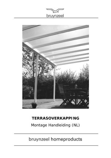 TERRASOVERKAPPING Montage Handleiding (NL) - Wehkamp.nl