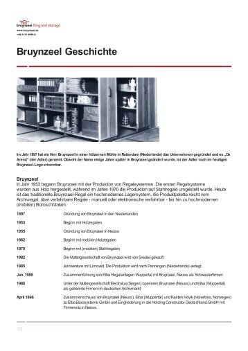 Download - Bruynzeel Archiv & Bürosysteme GmbH