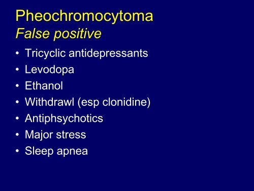 Pheochromocytoma - University of Colorado Denver